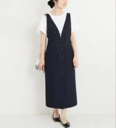 イエナ ジャンパースカート ネイビー 36サイズ