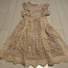 トッコクローゼット　ピンク　レース フリル袖セットアップ