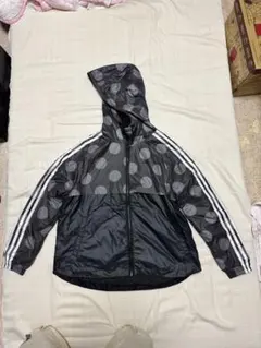 adidas neo フリースジャケット ドット柄 Mサイズ