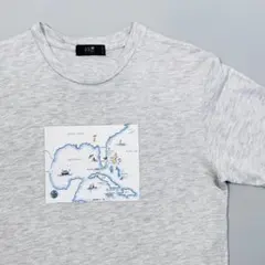 【23区homme】46サイズ Mサイズ相当 Tシャツ グレー