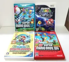 任天堂 Wii・Wii U　マリオ 4本セット