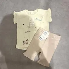 新品　プティマイン　半袖Tシャツ　7分丈レギンス　セットのサムネイル