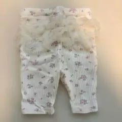 petit main 花柄フリルレギンス 80cm