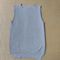 【ROBE】新品‼️綿100％ベスト『グレー』のサムネイル