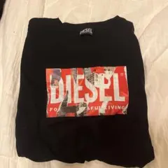 DIESEL ロゴプリント Tシャツ ブラックのサムネイル