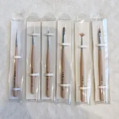 匿名配送✨ジェルネイルブラシ 6本セット ネイル 筆 ネイルブラシ ネイルアート