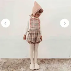 Liilu♡チェックロンパース