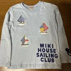 【120cm】MIKI HOUSE 長袖Tシャツ セーリングクラブ