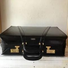 Sacchi サッチ　トランク　黒　本革　レザーのサムネイル