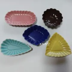 [未使用品] 波佐見焼 roti プチムール 小皿 5枚セット 化粧箱入のサムネイル
