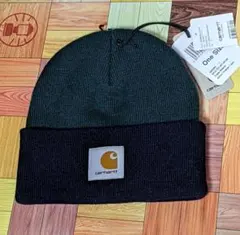 【carhartt】ニット帽/トリプルビーニー/無地/アクリル/ロゴ/新品