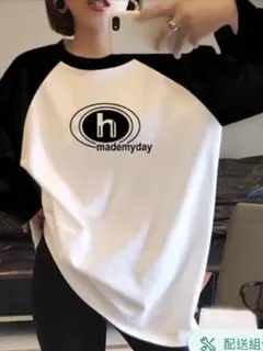 長袖　ロンT ロゴT