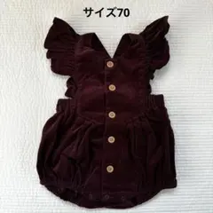 フリルロンパース　サイズ70