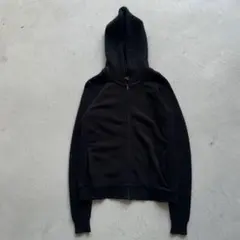 00s calvin klein knit hoodie ジップパーカー ニット
