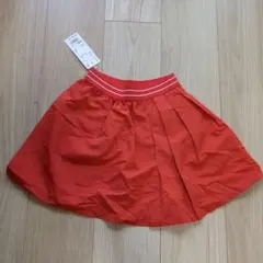 ユニクロ　タックスカート 110cm レッド