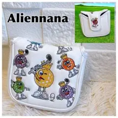 Aliennana ゴルフ パターヘッドカバー マレット型 マグネット開閉