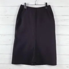 新品未使用 ユニクロ ＋J ダブルフェイススカート ダークブラウン