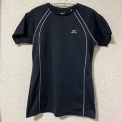 ミズノ ブラック 半袖Tシャツ Mサイズのサムネイル