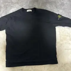 STONE ISLAND ブラック トレーナー