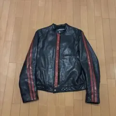TOMMY HILFIGER シングルラインレザージャケット