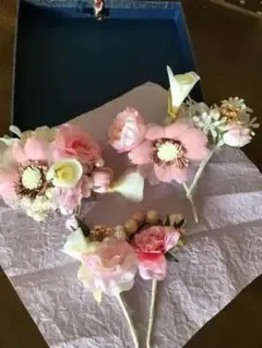 髪飾りセット ハンドメイド　挙式、成人式など