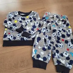 ミッキーマウス フリースパジャマ 100cm