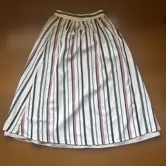 RAYCASS ストライプ フレアスカート F