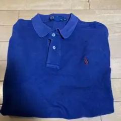 【古着】Polo by Ralph Lauren ネイビー ポロシャツ M