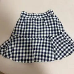 MARY QUANT（マリークワント）ギンガムチェック スカート ネイビーのサムネイル
