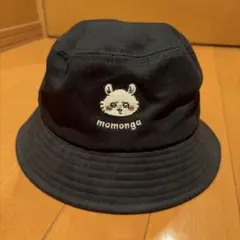 ちいかわ モモンガ バケットハット 帽子 ブラック 56cm〜58cm