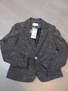any sis ツイードジャケット Mサイズ ブラック