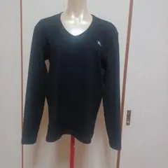 BURBERRYブラックレーベル 長袖カットソー ロゴ刺繍 サイズ　2