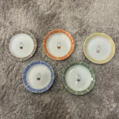 【未使用】ミッフィープレート 小皿 5枚セット