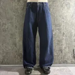 70s Wrangler 濃紺 wide denim pants scovill