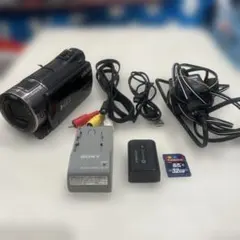 SONY HDR-CX550V ハンディカム バッテリー2個付き - メルカリ