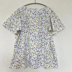 Techichi フルーツ柄 半袖 ブラウス フレアスリーブ　日比谷花壇コラボのサムネイル