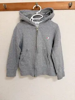 Champion キッズ フルジップパーカー グレー 110cm