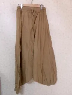 103080 Relation サルエルパンツ　ブラウン　3L