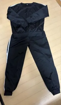 ブラックジャージ上下セット