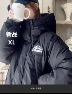 新品　JaVa 《Javaジャバコラボ》XL ブラック ダウンジャケット
