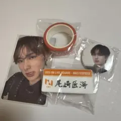 INI 尾崎匠海 ネームプレート マステ ミニ缶バッチ トレカ 104