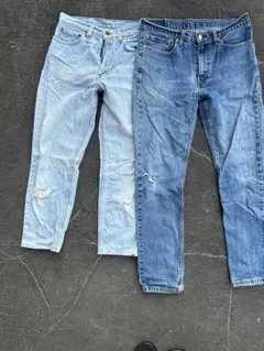 Levi's 511 デニムパンツ 2本セットS.M