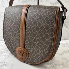 NINA RICCI ニナリッチ ジラフ柄 本革 レザー ショルダーバッグ