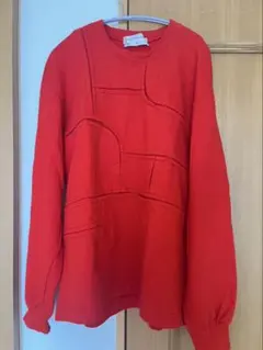 COMME des GARÇONS SHIRT M レッド スウェット