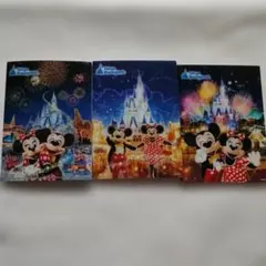 JCBマジカル201420172018東京ディズニーランド付箋メモ3セット