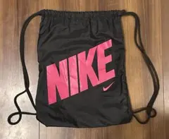 NIKE ナップザック　黒・ピンク　y2k