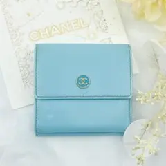 2025年最新】シャネル 財布 水色の人気アイテム - メルカリ