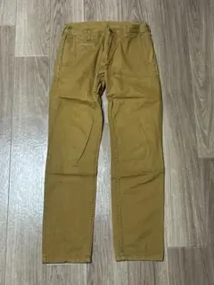 ジャーナルスタンダード チノパン 黄土色 マスタード S テーパードアメカジ古着