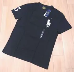 ポロ ラルフローレン 刺繍 Tシャツ 黒 M ブラック【新品未使用】