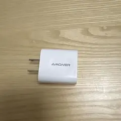 AMONER 2ポート充電器 ホワイト